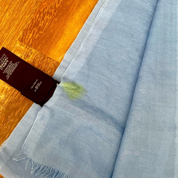 Authentic Scarf Shawl Blue - Picture 4 of 6